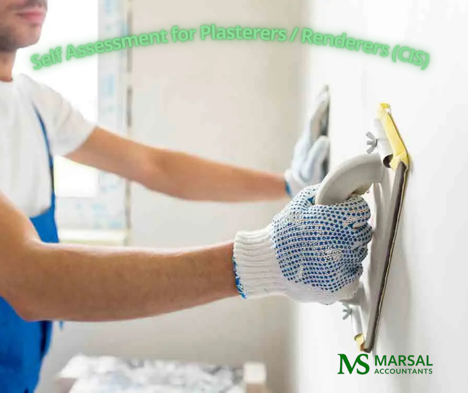 Plasterers / Renderers (CIS) Self-Assessment Guide by Marsal Accountants in Paisley